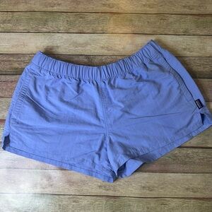 Patagonia Women's Athletic Shorts in Light Blue